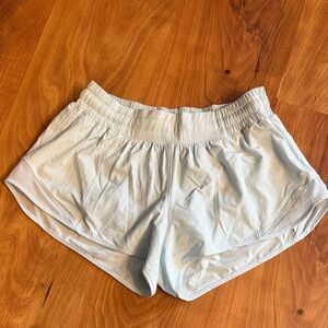 Lululemon Hotty Hot Light blue Shorts